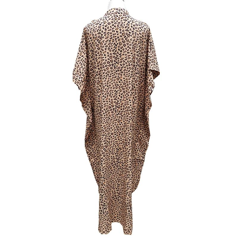Leopard Print Over Size Beach Cove up Women Dress Cover ups for Swimwear Women Kimono Plage Sarong Bikini Cover up Beachwear