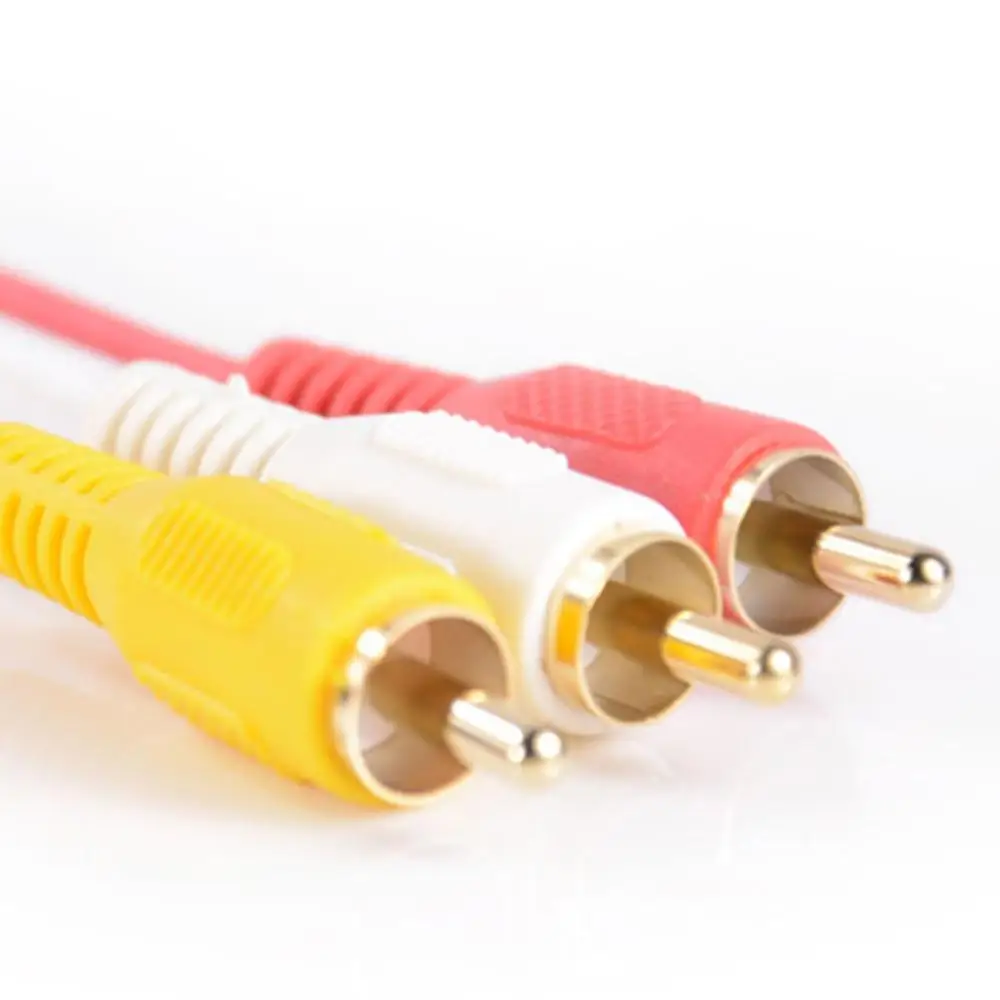 HDMI к 3RCA кабель позолоченный К AV Tri разница в цвете из линия аудио Папа папа для ТВ