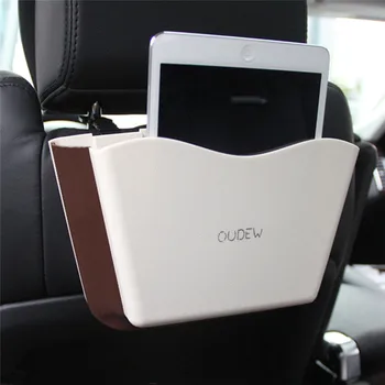 

Creative Life Car Folding Trash Can Seat Back Storage Hanging Dustbins Car-Stying Interior Storage Organizers