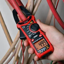 HABOTEST-pince numérique HT206 AC DC multimètre, Pinza ampérimétrique True RMS, haute précision, condensateur NCV Ohm Hz