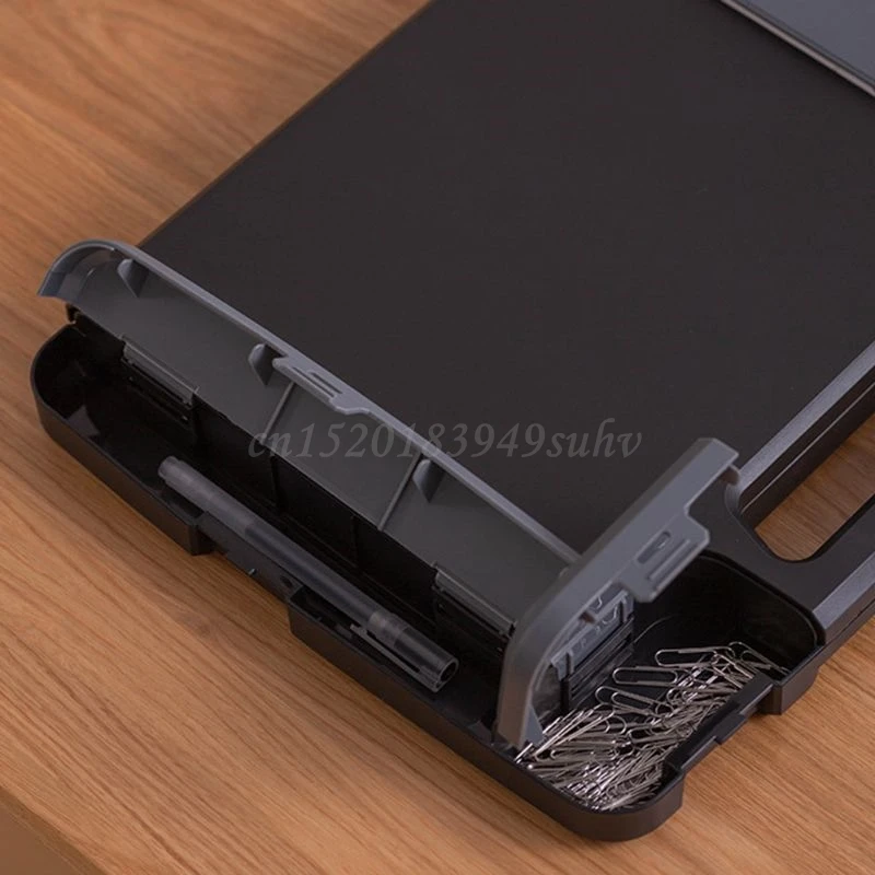 File Folder Portable A4 Files Document Clipboard Storage Case Organizer Holder Office Supply