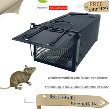 

Professional Humane Live Mouse Trap Animal-Friendly Pet Control Cage Reusable Mice Rodent Catcher Mice Mousetrap Rat Traps 30CM