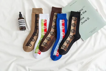 

Happy Socks Skateboard Harajuku Funny Street Fashion Men Cotton Unisex Hip-Hop Creative