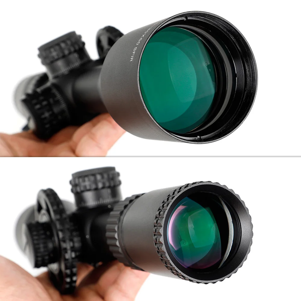 Ohhunt LR 5-30x50 SFIR охотничий прицел тактическое стекло травленая сетка Красная подсветка боковая параллакса башенки замок Сброс прицел