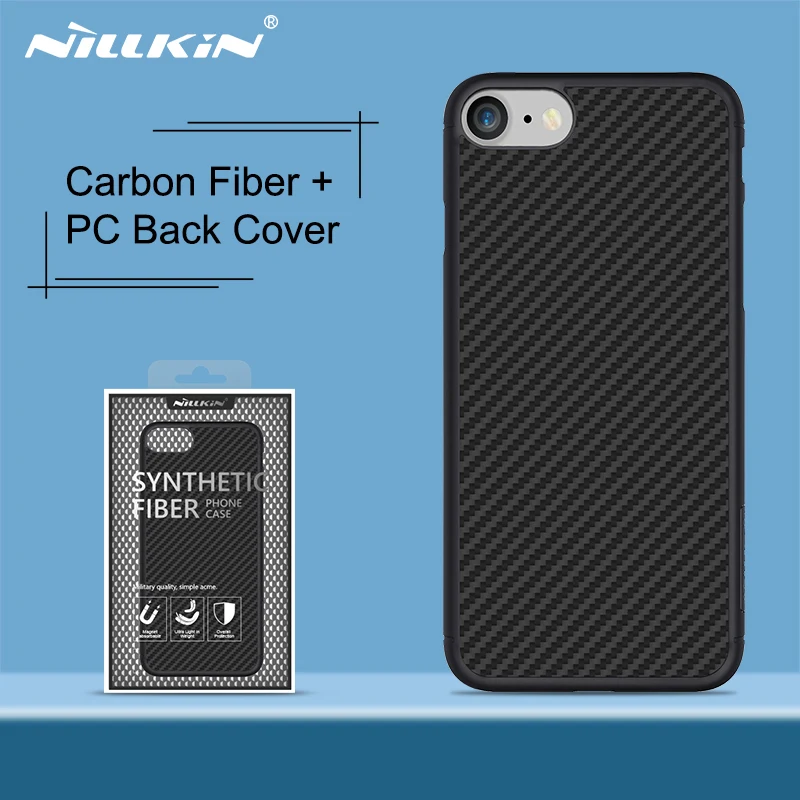 Чехол NILLKIN для iPhone SE 2020 гладкий силиконовый чехол 8 7 4 дюйма | Мобильные телефоны и