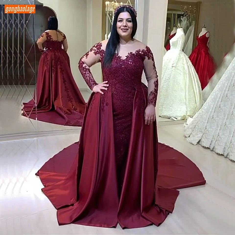 burgundy slim fit prom dress