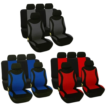 

Universal 9Pcs/Set Washable Auto Car Seat Cover Protector Seat Cover for Truck Suv