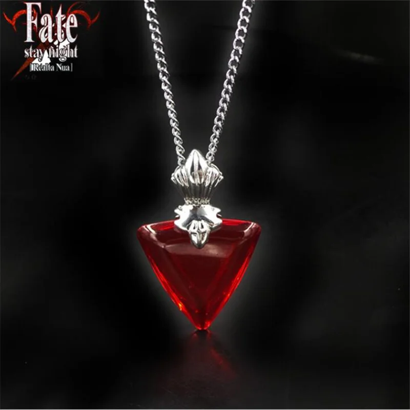 Fate-stay-Night-necklace-Tohsaka-Rin-cosplay-pendants-red-big-size-Tohsaka-necklaces-jewelry-women-gift