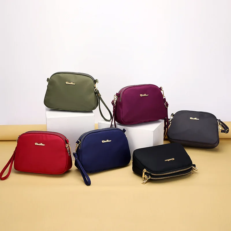 

2019 CHIBAO Genuine Product Casual Fashion Nylon Shoulder Solid Color Bag Shopping Going to Work WOMEN'S Bag