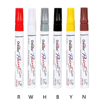 

Car Paint Pen Car Styling Colorful Waterproof Car Tire Pen Permanent Paint Markers Oily Marker Graffiti Pen 2020