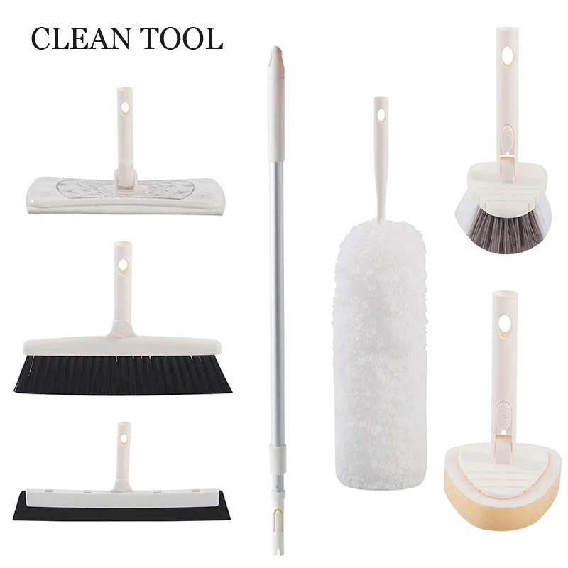 Mop Pigro Multiuso Tergicristallo Regolabile Retrattile Spazzola In Spugna Per Pavimenti In Piastrelle Antipolvere Strumenti Per La Pulizia Della Casa