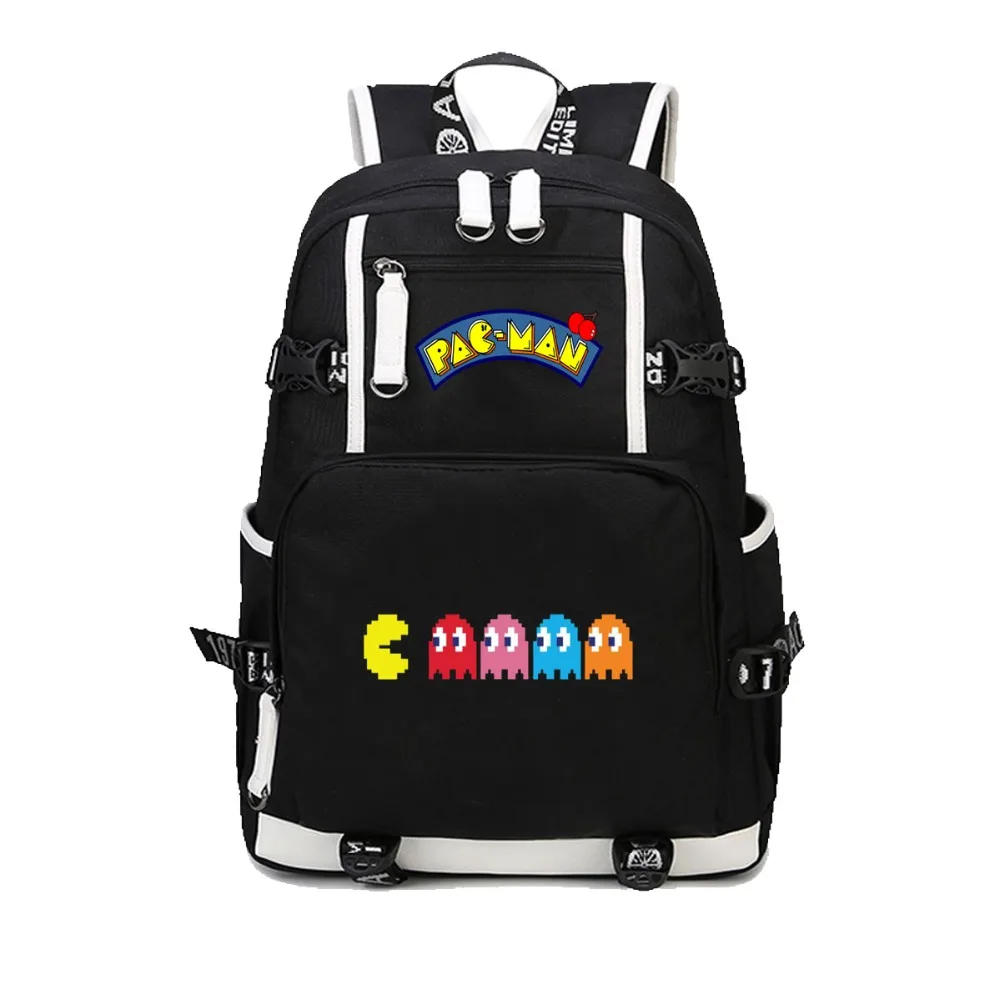 Аниме Pac Man Косплей рюкзак мультфильм студенческая школьная сумка на плечо