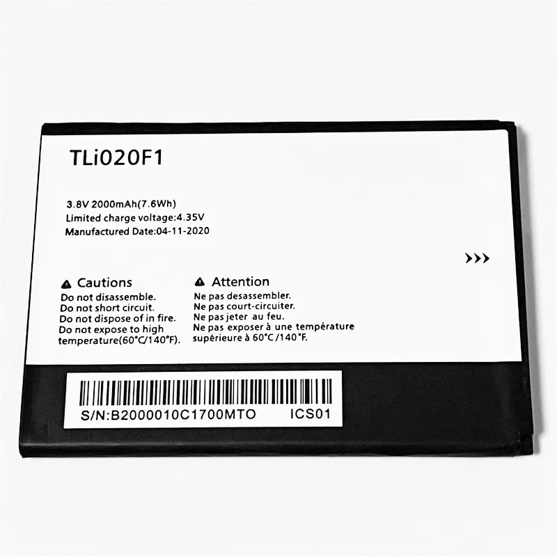 Аккумулятор 3 8 в 2000 мАч TLi020F1 для Alcatel U5 HD 5047D 5047U 5047Y 5047I 5047|Аккумуляторы мобильных