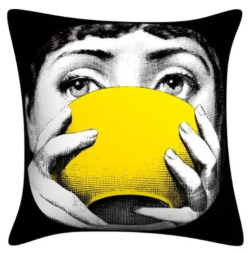 ZENGIA Ретро подушка fornasetti Обложка Art Master наволочка для дома/гостиной декоративные подушки Чехол для женщин