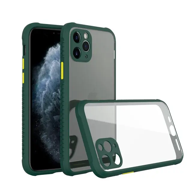 Anti-Fall Clear Case for iPhone 11 Pro Max 11Pro X XR XS Max Hard Case For iPhone 6 6S 7 8 Plus SE 2020 Case Transparent Cover 4