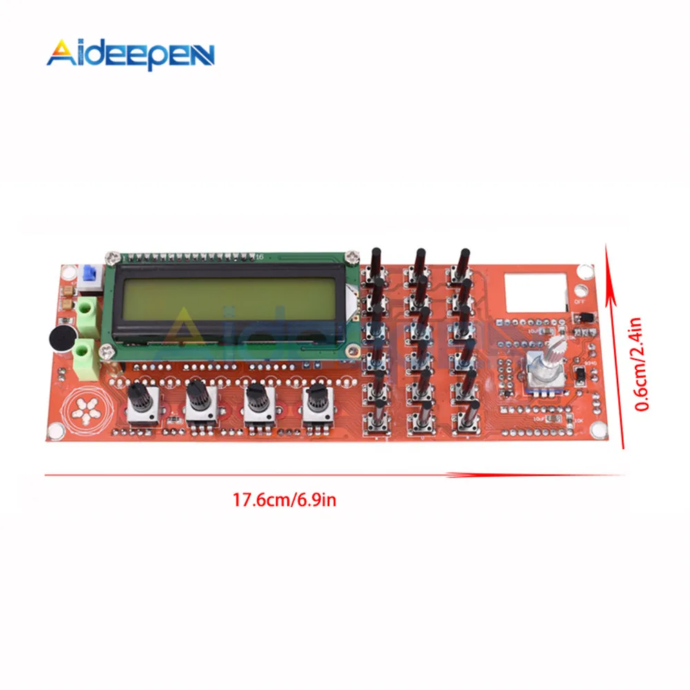 0-55MHz AD9850 DDS генератор сигналов коротковолновое радио частота волны светодиодный цифровой дисплей для Ветчины радио ssb6,1 приемопередатчик VFO SSB