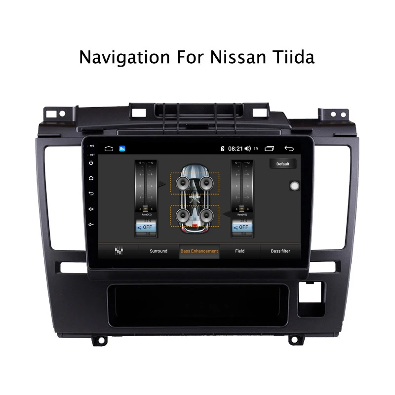 Ectwodvd 9 дюймов Andriod 8,1 автомобильный DVD gps для Nissan Tiida 2005-2010 4G ram 64G rom CarPlay DSP 4G LTE с wifi