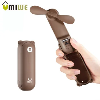 

3 in 1 Multi-function Pocket Fan Mini Portable USB Charging Two-speed Strong Wind Quiet light Power lasting fans for Home Office