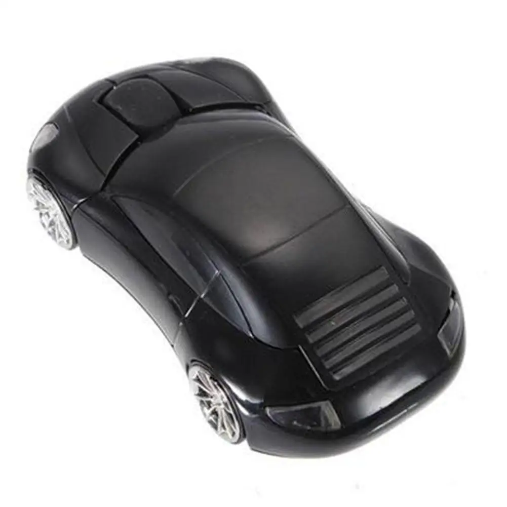 BEESCLOVER форма мини-автомобиля 2,4G беспроводная мышь приемник с USB интерфейсом для ноутбуков настольных компьютеров - Цвет: black