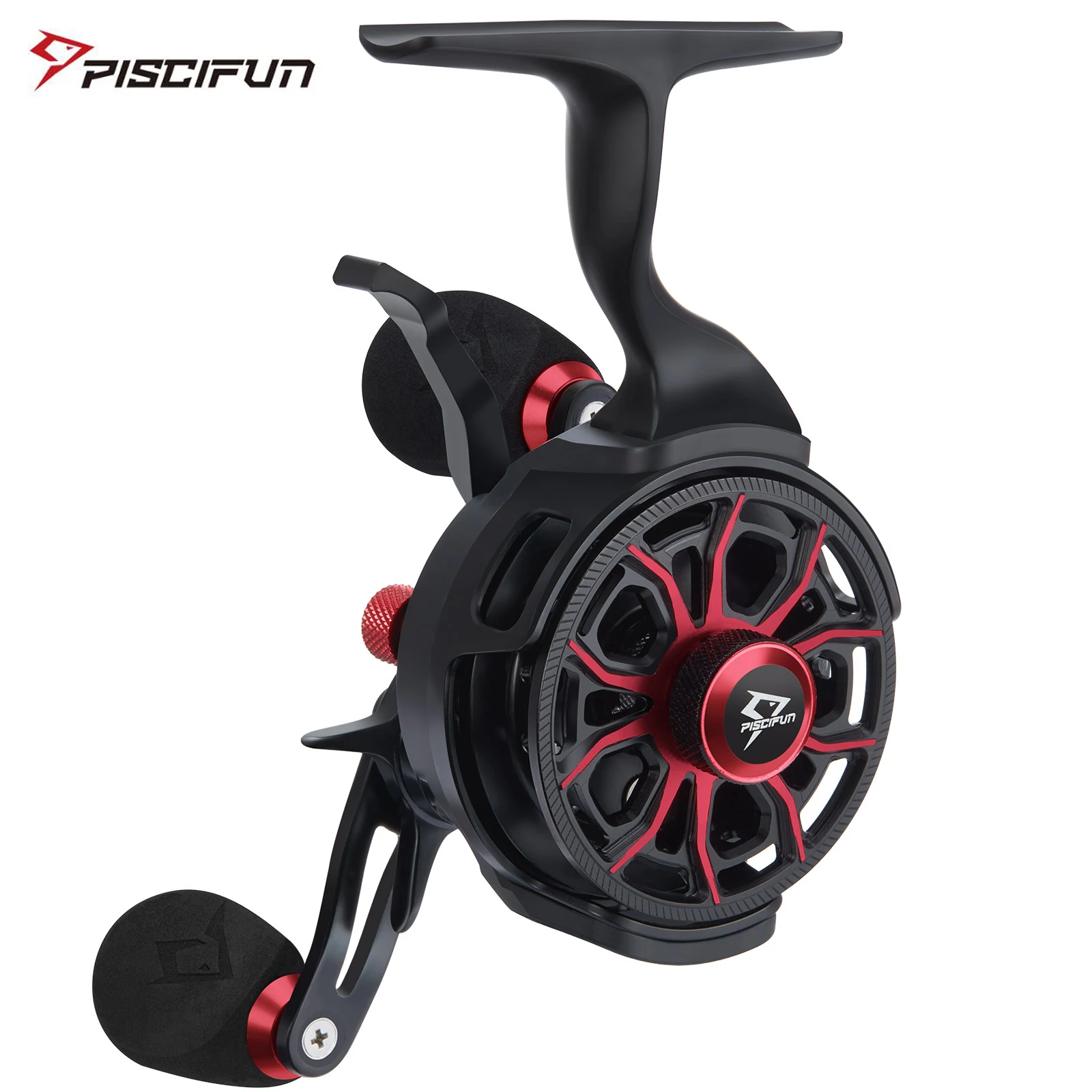 Piscifun ICX CARBON Ice Fishing Reels 3.2:1 High Speed Free Fall Dual-mode Trigger 8+1 Shielded BB Smooth Magnetic Winter Reel | Спорт и