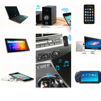 

Car Aux Bluetooth Adapter Wireless 3.5mm Audio Receiver for kia peugeot 5008 audi q5 evoque bmw x5 smart fortwo 451