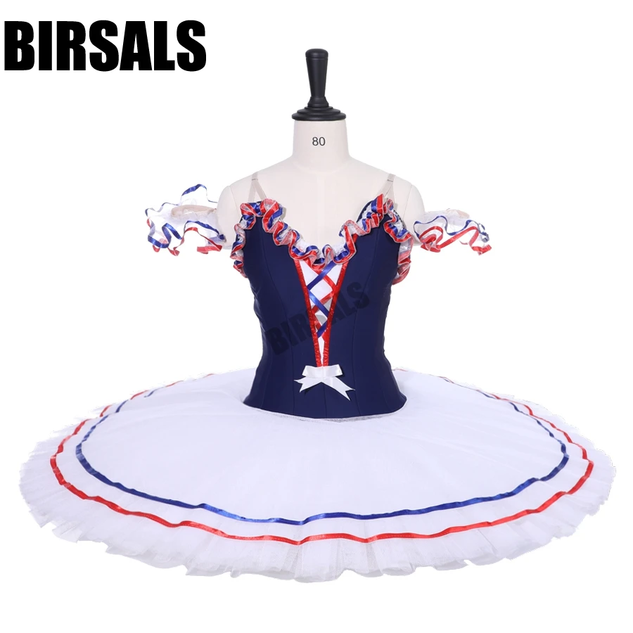 

Pancake Platter Professional Ballet Tutu Navy Blue Women Adult Nutcracker Tutus Sleeping Beauty Ballet Stage Costume BT9213