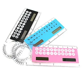 

Multifunction Calculator Solar Ruler Calculator Portable Mini Calculator 8 Digit Pocket Calculators Office School Calculate Tool