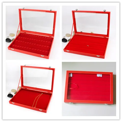 

Supply with Lid Ring Box Necklace Box Pendant Box with Lid Ring Tray Jewelry Tray Wholesale