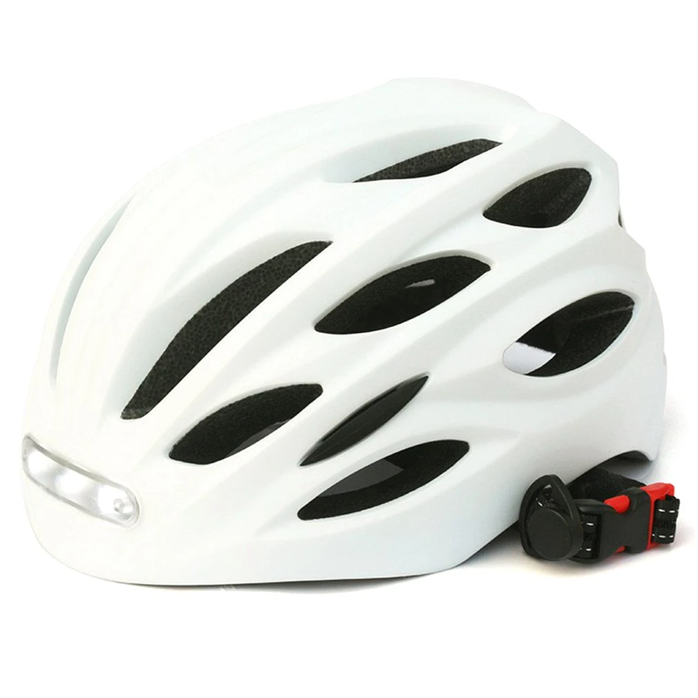 Lámpara LED para ciclismo, casco de seguridad ventilado, luz LED inteligente de faro trasero para Scooter, motocicleta y para bicicleta| - AliExpress