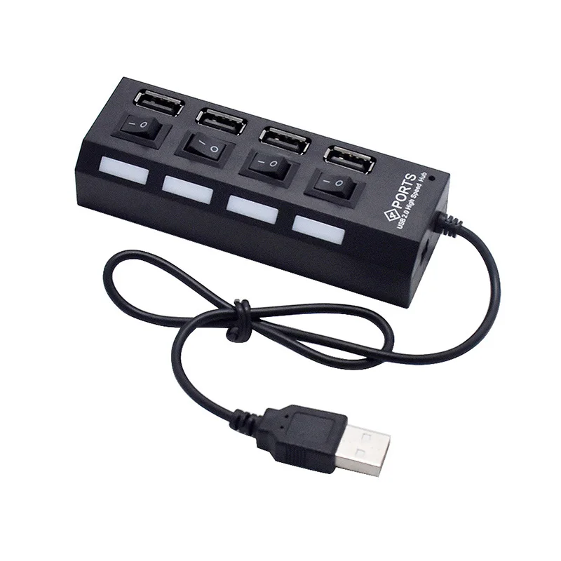 Usb-концентратор 3,0 4 порта Micro USB 2,0 концентратор разветвитель с самостоятельным выключателем питания USB hab высокоскоростной 5 Гбит/с USB разветвитель 3 концентратор для ПК