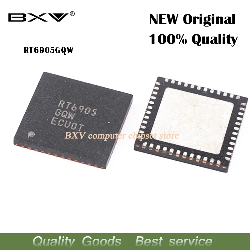 

5 шт. RT6905GQW RT6905 QFN-48 LCD чип IC новый оригинальный чип для ноутбука