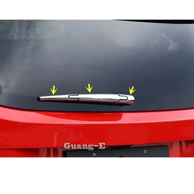 For Jeep Renegade 2016 2017 2018 2019 2020 Car ABS Chrome Rear Back Glass Wiper Wash Nozzle Frame Trim Tail Window | Автомобили и