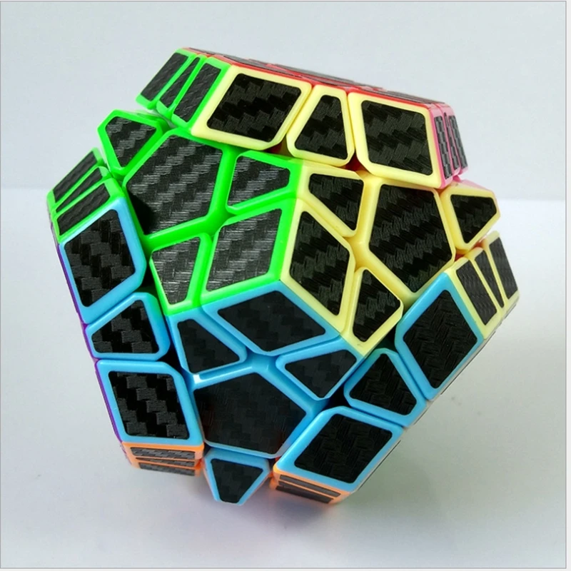 ZCUBE 3X3 карбоновое волокно megaminxeds cube Z-cube углеродного волокна 3x3x3 Додекаэдр Скорость cube ZCUBE 12-сторонние Cubo Magico, пазл