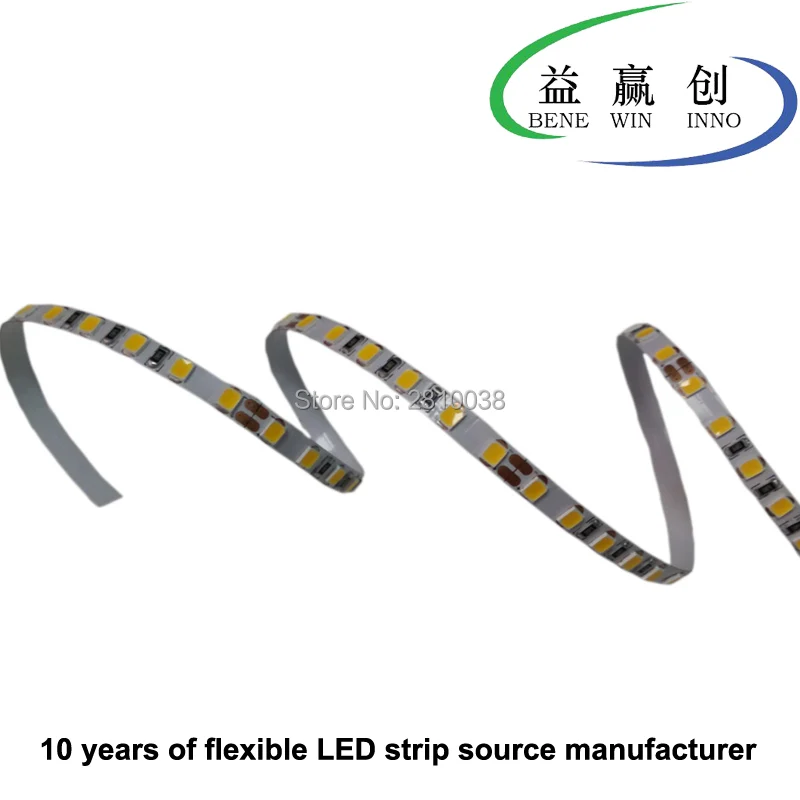 cheap 100M Lot DC12 24V 5 8mm wide Flexible led strip 19.2W M led strips light high CRI 90+ 2835 led light strip with 120leds M