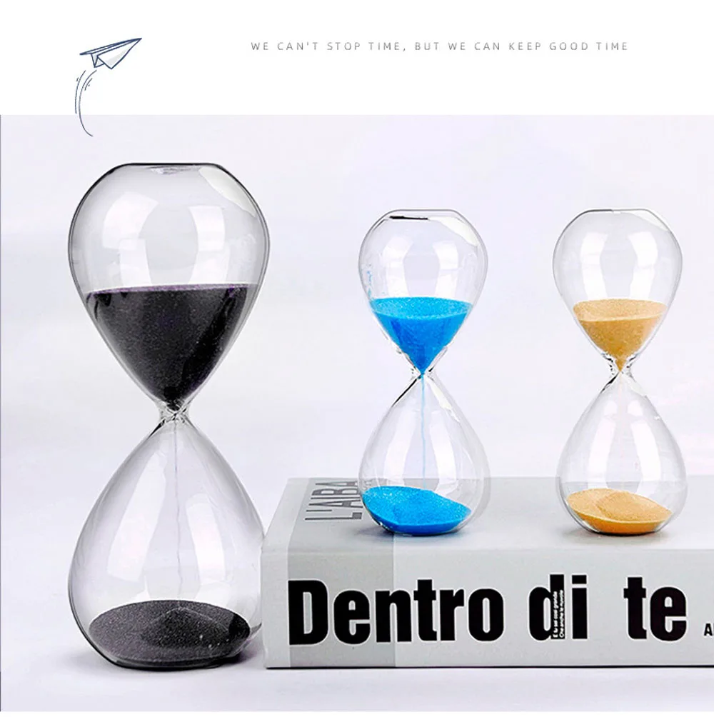 Description Picture 2 of item5/10/30/60 Minute Hourglass Timer for Cooking Kids Brushing Teeth Sand Clock Kids Cooking Hourglasses Clock Gift Desktop Decorat