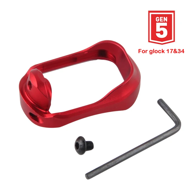 New 7075 Aluminum CNC Flared Magwell mini for Glock17/34 GEN5 fuel filter QT203R