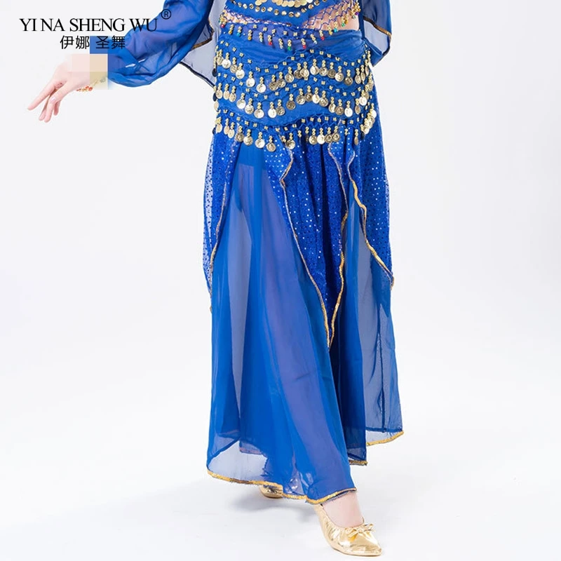 

Танцевальные костюмы для девочек; юбка для 6 видов цветов; Соблазнительная шифоновая юбка для танцев; юбка для девочек; Одежда для танцев живота; юбки для детей