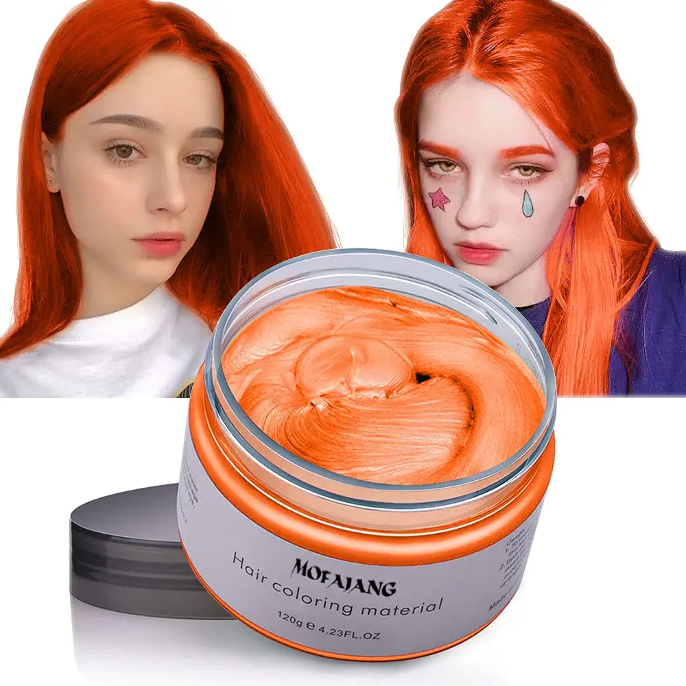 Hair Color Wax Temporary Cream Pomades Instant Wash For Men And Women Disposable Dye | Красота и здоровье
