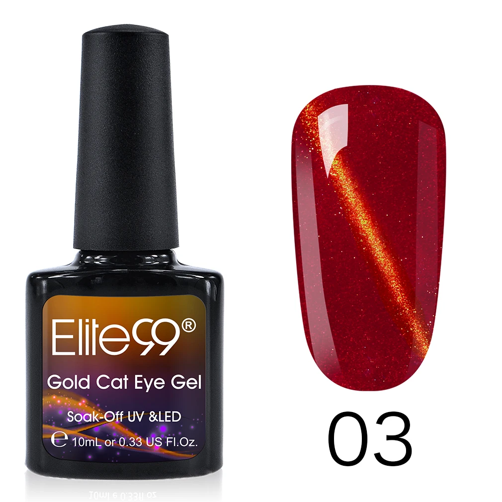 Elite99 10ml Furcoat Cat Eye Gel Polish Vernis Semi Permanent UV Gel Nail Polish Soak Off Magnetic Nail Art Manicure Gel Varnish - Цвет: JGMY03