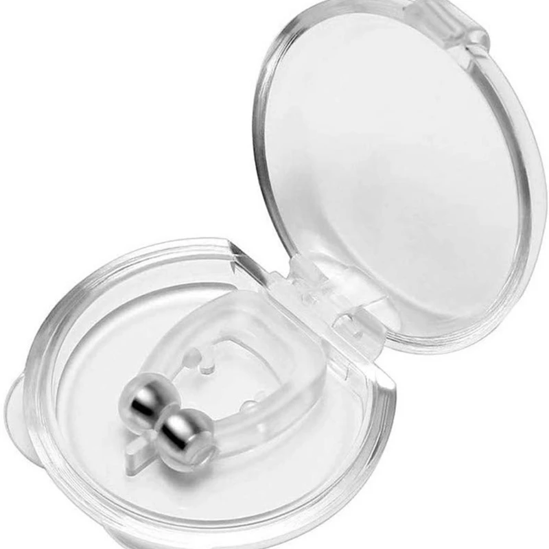 Portable Magnetic Anti Snoring Nasal Dilator Stop Snore Nose Clip Device Easy Breathe Improve Sleeping for Men Women stop snoring nose clip nasal breathing dilator stop snoring