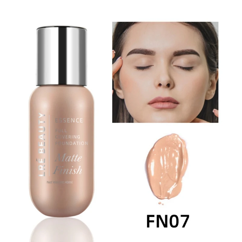 Liquid Foundation Even Skin Color Cover Freckles Dark Circles Moisturizing Concealer Foundation Liquid Maquillaje Profesional*.w - Цвет: 1