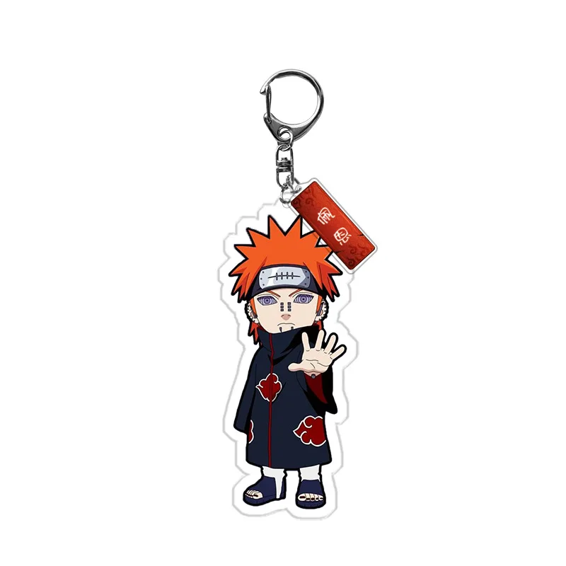 Аниме Uzumaki Naruto брелки для женщин и мужчин Sasuke itachi Kakashi подвеска брелок ключей