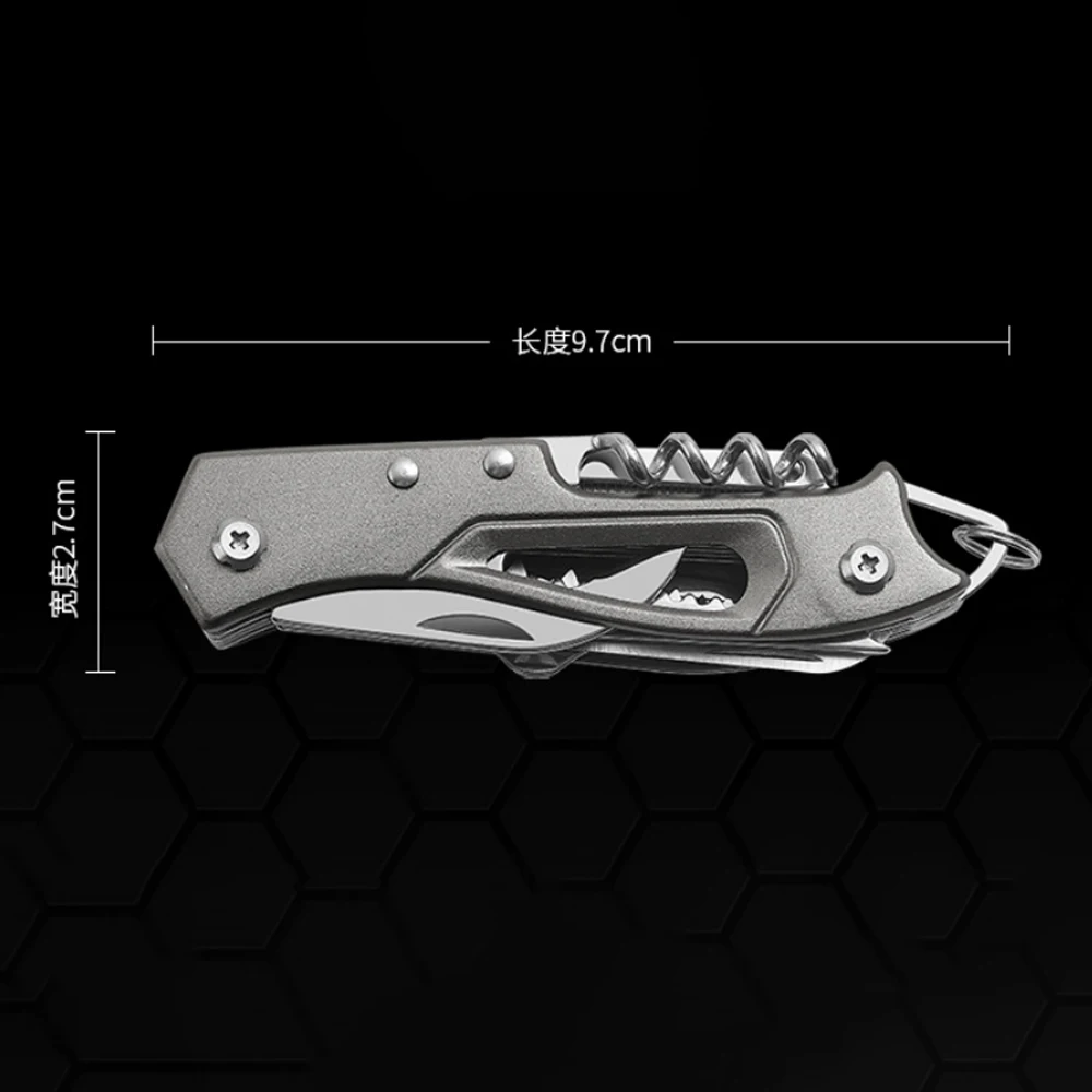 Folding Knife Outdoor Multifunctional Swiss Knife Camp Multitool Bottle Opener Portable Scissors Saw Military Fold Pocket
