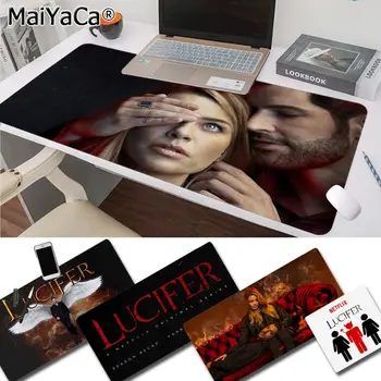 

Hot Sales American TV Degenerate angel Lucifer Silicone large/small Pad to Mouse Free Shipping Large Mouse Pad Keyboards Mat
