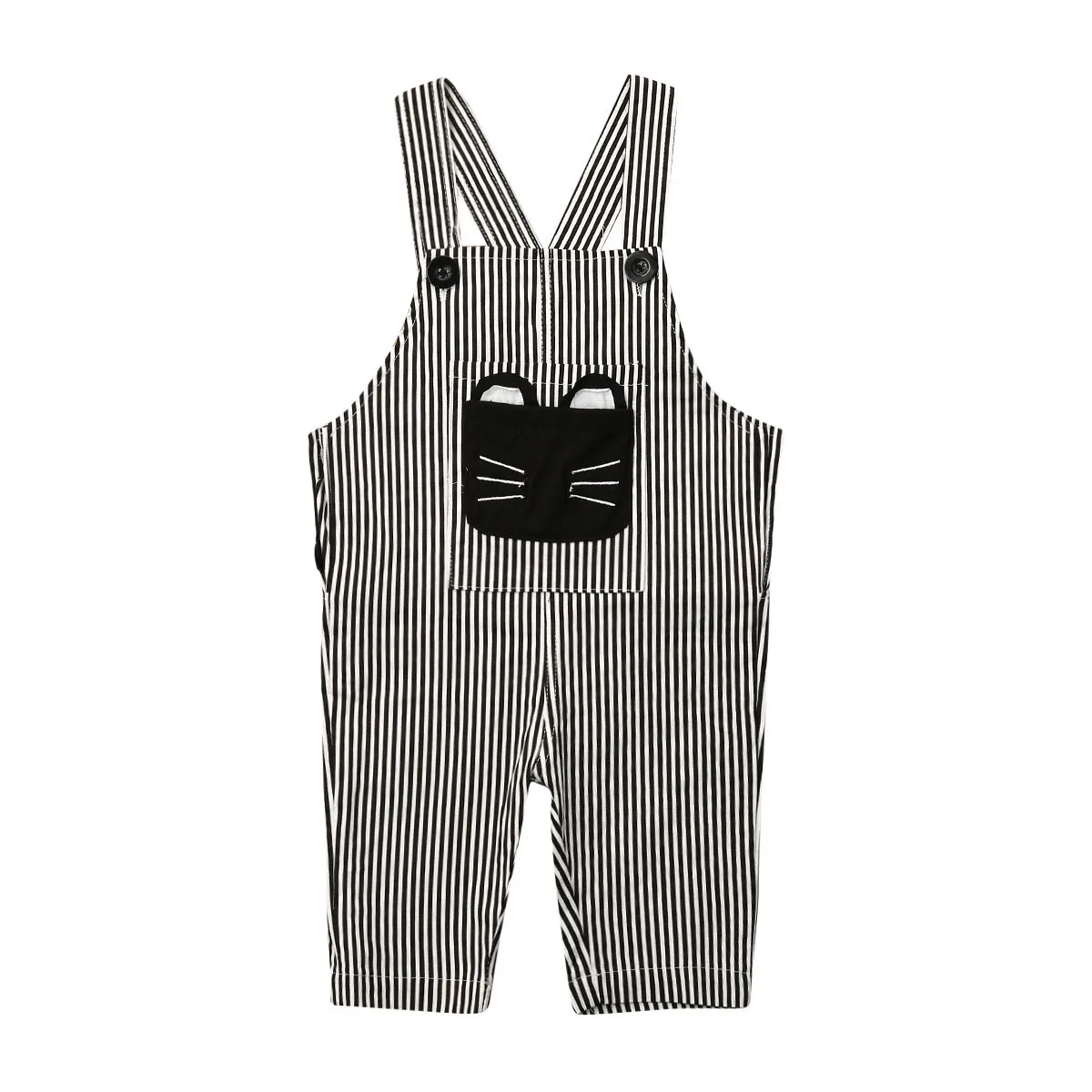 Новинка года; модный детский комбинезон в клетку для маленьких девочек и мальчиков; брючный костюм-комбинезон в полоску; комбинезон-комбинезон