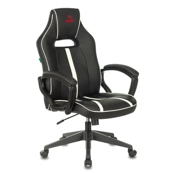 

Armchair game bureaucrat Viking zombie A3, on wheels, artificial leather, black/white, (Viking zombie A3 Wh)