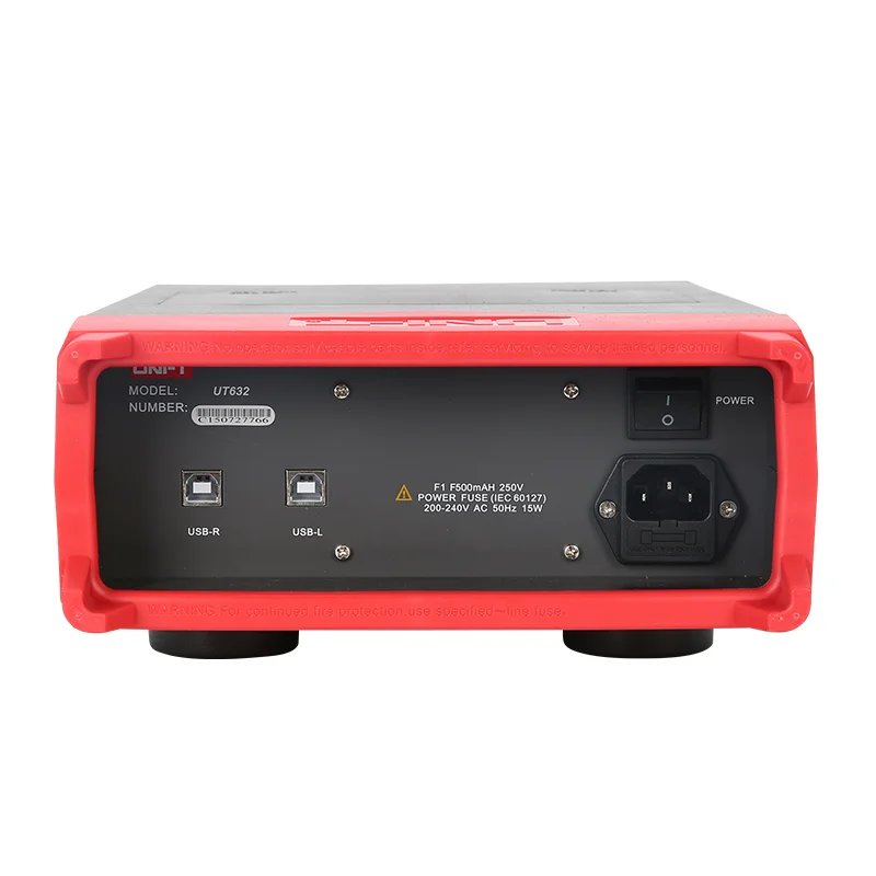 UNI-T UT632 digital AC millivoltmeter 4mV~400V dual channel Digital Ac Voltmeter