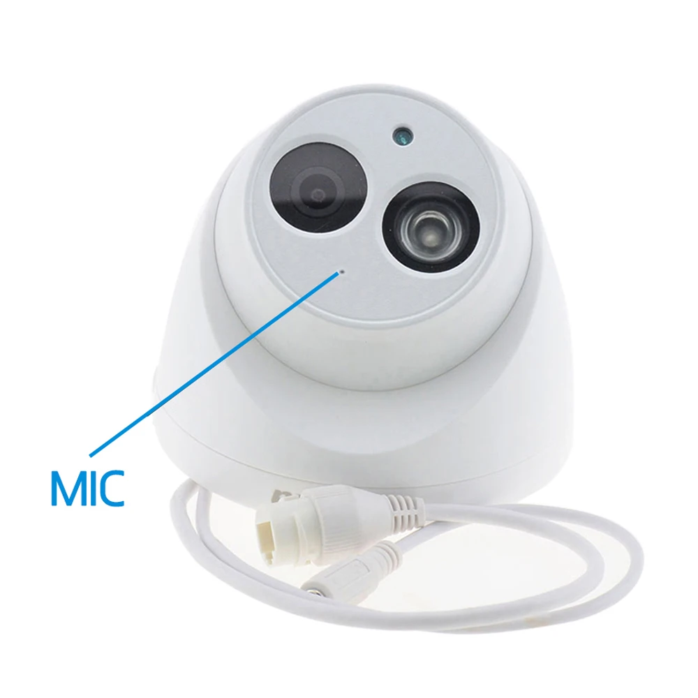 Dahua IPC-HDW4433C-A 4MP HD POE Network IR Mini Dome IP Camera Starlight Built-in MiC CCTV Camera r