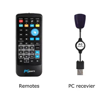 

Wireless Keyboard Mouse IR Remote Controller USB Receiver for Laptop PC Computer