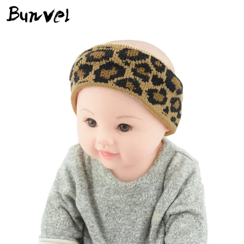 Bunvel/повязка на голову для мамы и дочки; детский тюрбан для малышей; Одежда для девочек «Мама и я»; леопардовая повязка на голову; сезон осень-зима; ff